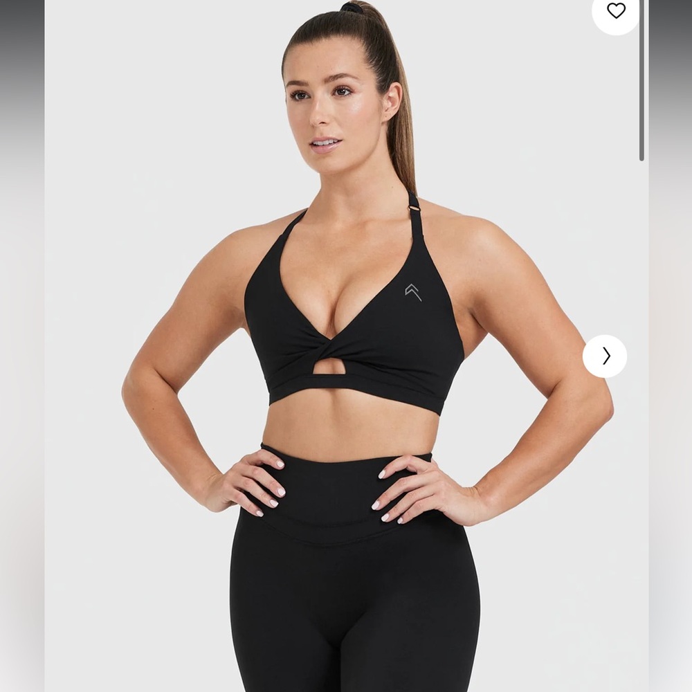 ONER ACTIVE unified twist sports bra size SMALL black